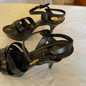 Yves Saint Laurent Tribute Sandals Black 38